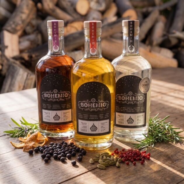 Pack de 3 botellas de Gin Bohemio, gin artesanal chileno al mejor precio por unidad