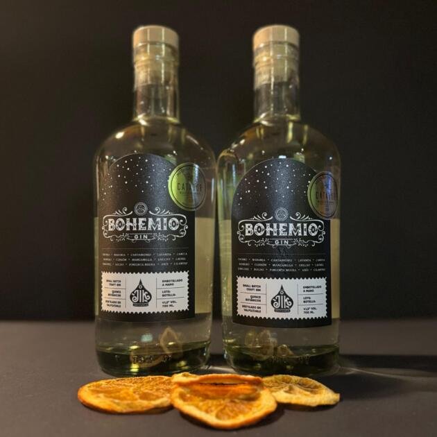 2 Botellas de Gin Bohemio